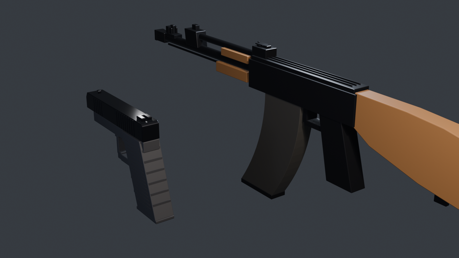Firearms Preview (G19 AK47)
